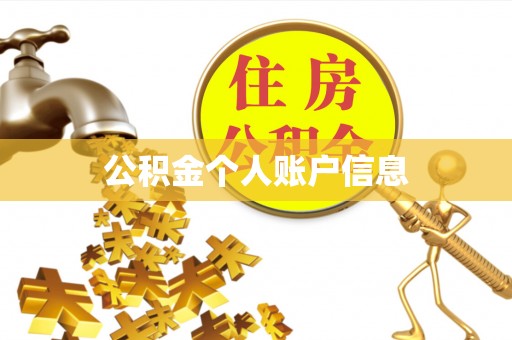 清流公积金个人账户信息