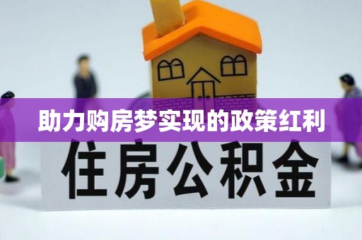 清流助力购房梦实现的政策红利