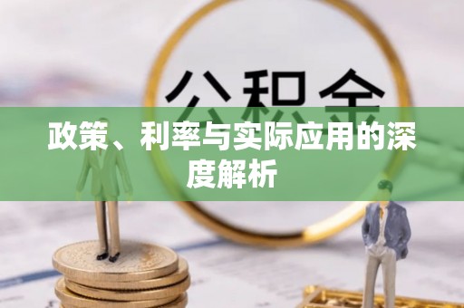 清流政策、利率与实际应用的深度解析